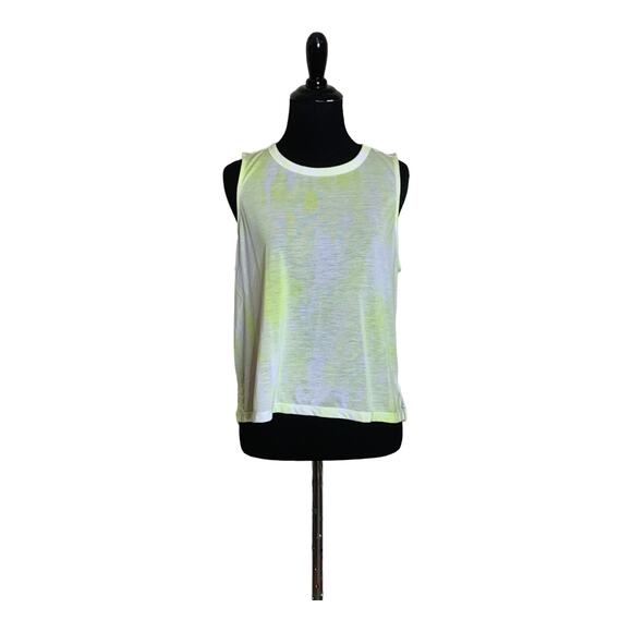 Old Navy active tied dye yellow muscle top size Medium - Picture 5 of 10